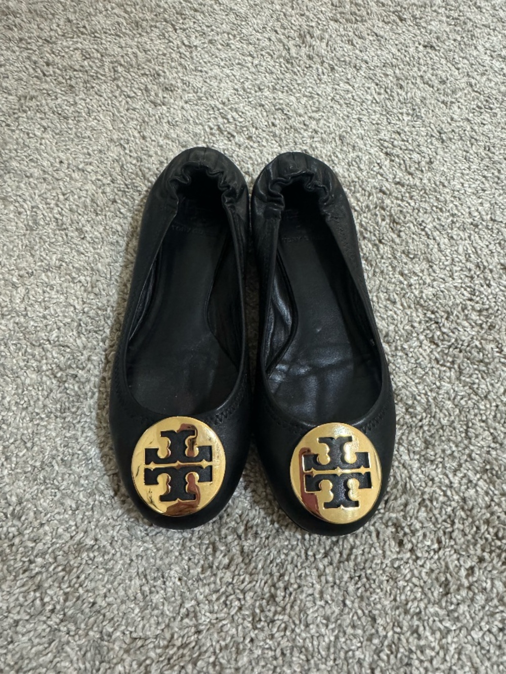 Tory Burch Black Flat Size 7